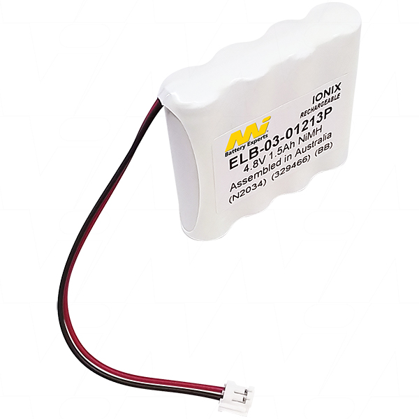 MI Battery Experts ELB0301213P Emergency Lighting Battery Pack